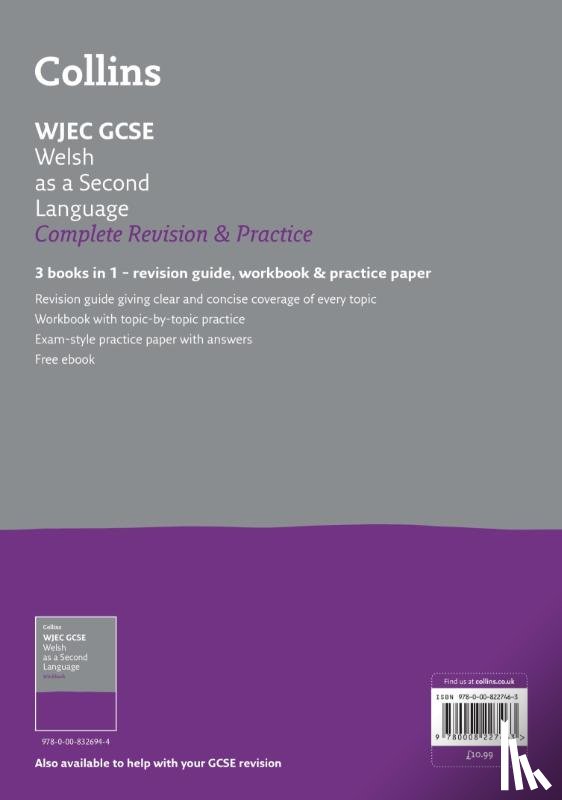 Collins GCSE - WJEC GCSE Welsh as a Second Language All-in-One Complete Revision and Practice