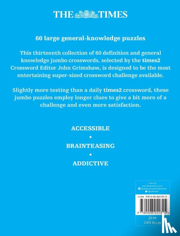 The Times Mind Games, Grimshaw, John - The Times 2 Jumbo Crossword Book 13
