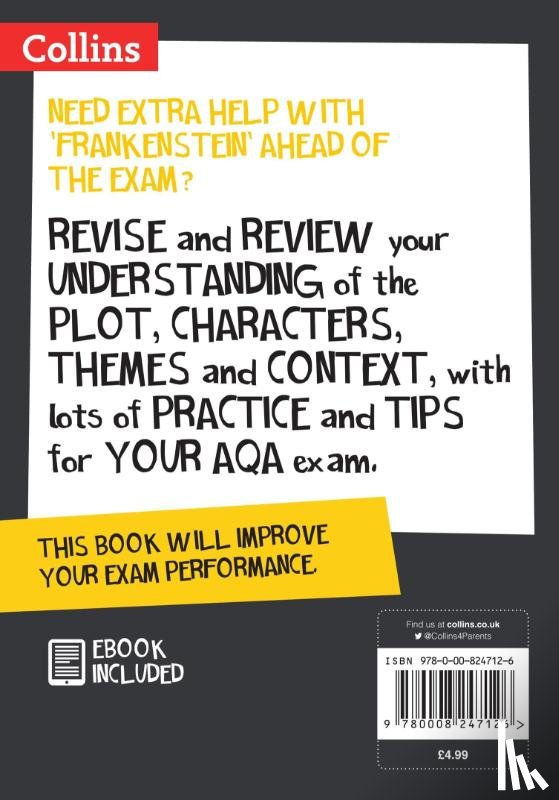 Collins GCSE - Frankenstein: AQA GCSE 9-1 English Literature Text Guide