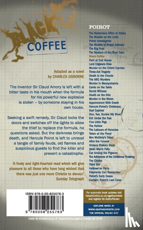 Christie, Agatha - Black Coffee