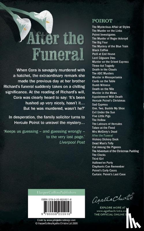 Christie, Agatha - After the Funeral
