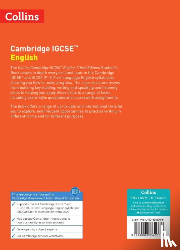 Brindle, Keith, Burchell, Julia, Eddy, Steve, Gould, Mike - Cambridge IGCSE™ English Student’s Book