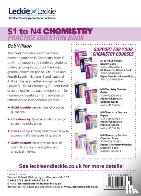 Wilson, Bob, Leckie - S1 to National 4 Chemistry