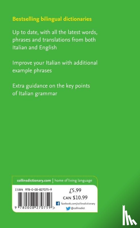 Collins Dictionaries - Italian Essential Dictionary