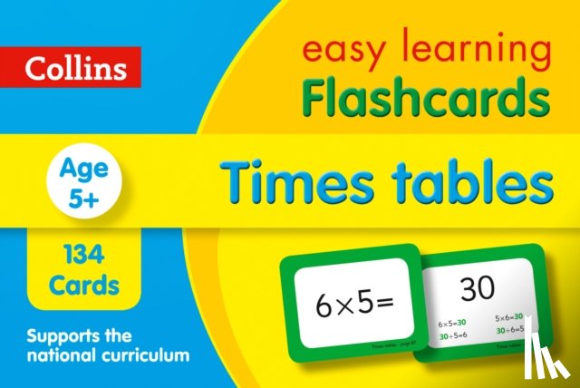 Collins Easy Learning - Times Tables Flashcards