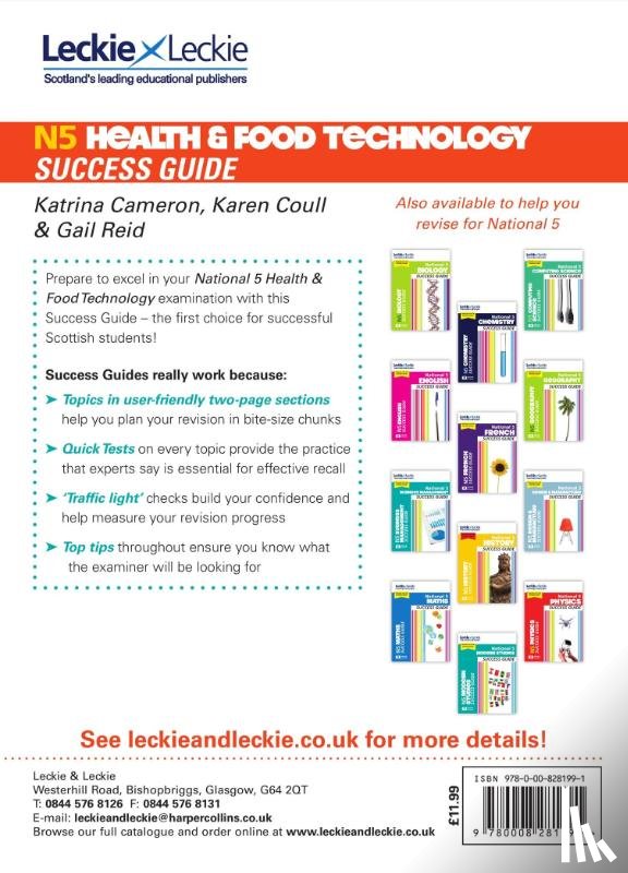 Coull, Karen, Reid, Gail, Cameron, Kat, Leckie - National 5 Health and Food Technology Revision Guide
