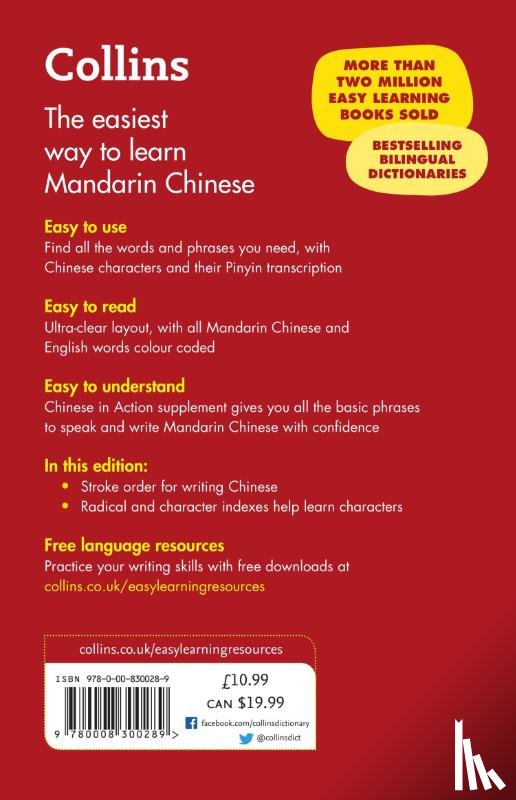 Collins Dictionaries - Easy Learning Mandarin Chinese Dictionary