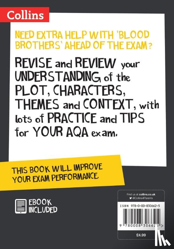 Collins GCSE - Blood Brothers: AQA GCSE 9-1 Grade English Literature Text Guide