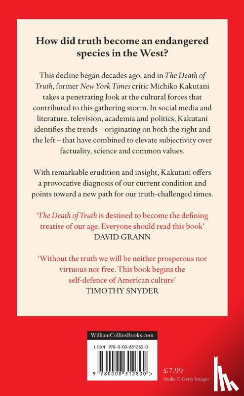 Kakutani, Michiko - The Death of Truth