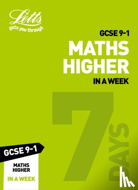 Collins GCSE, Mapp, Fiona - GCSE 9-1 Maths Higher In A Week