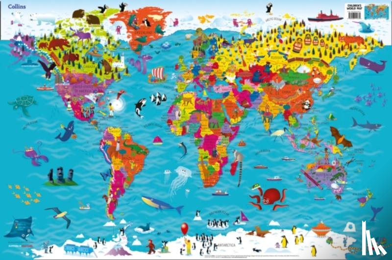Collins Kids - Collins Children’s World Wall Map