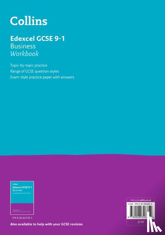 Collins GCSE - Edexcel GCSE 9-1 Business Workbook