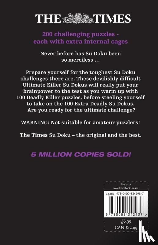 The Times Mind Games - The Times Ultimate Killer Su Doku Book 12