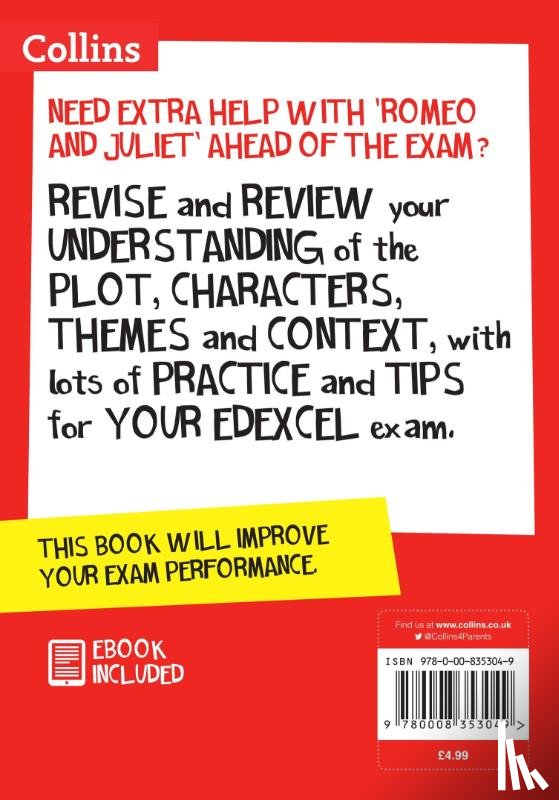 Collins GCSE - Romeo and Juliet: Edexcel GCSE 9-1 English Literature Text Guide