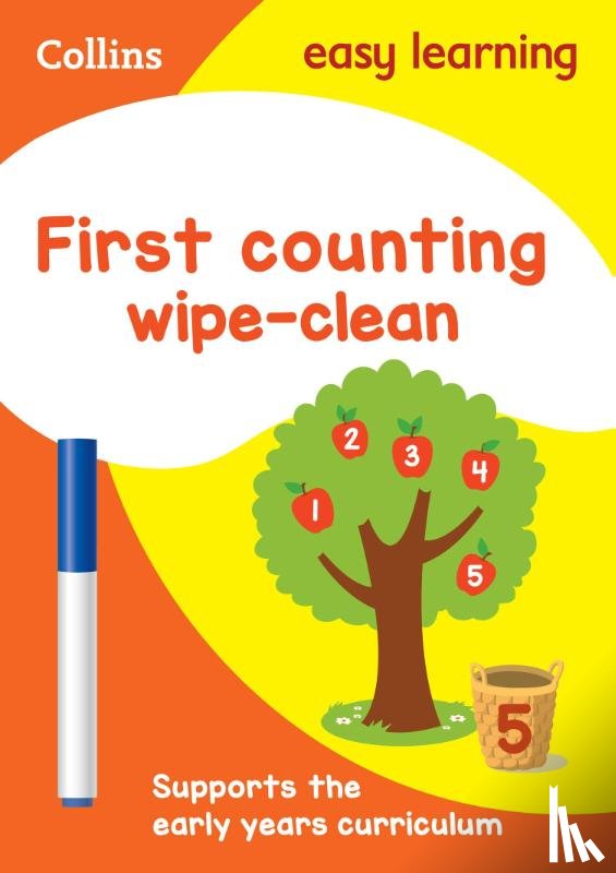 Collins Easy Learning - First Counting Age 3-5 Wipe Clean Activity Book