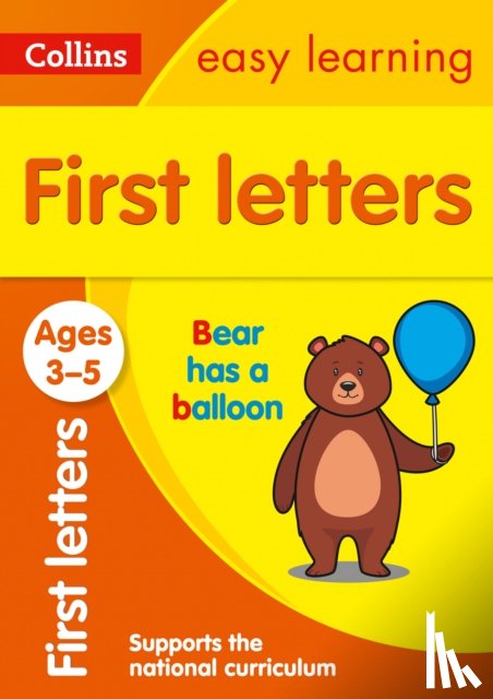 Collins Easy Learning - First Letters Ages 3-5
