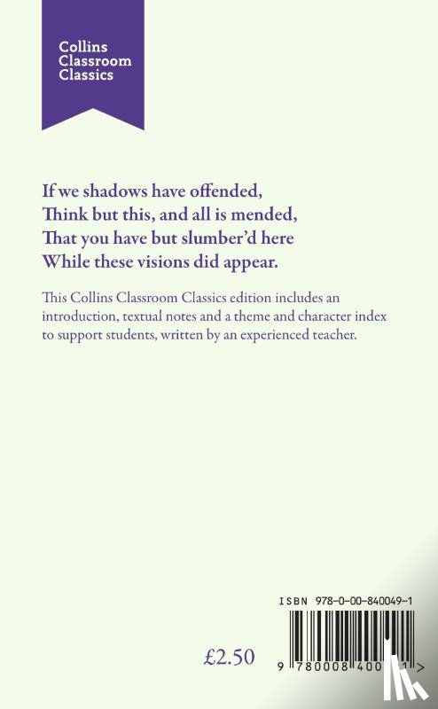 Shakespeare, William, Collins GCSE - A Midsummer Night's Dream