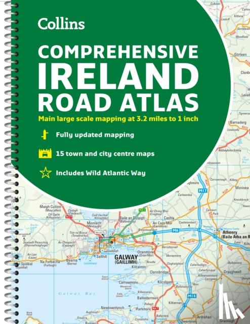 Collins Maps - Comprehensive Road Atlas Ireland