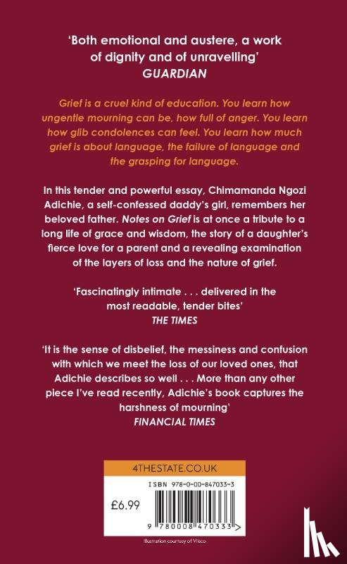 NGOZI ADICHIE, CHIMA - NOTES ON GRIEF