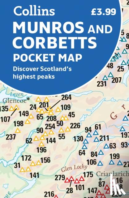 Collins Maps - Munros and Corbetts Pocket Map