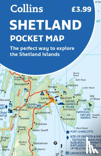 Collins Maps - Shetland Pocket Map