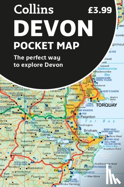 Collins Maps - Devon Pocket Map