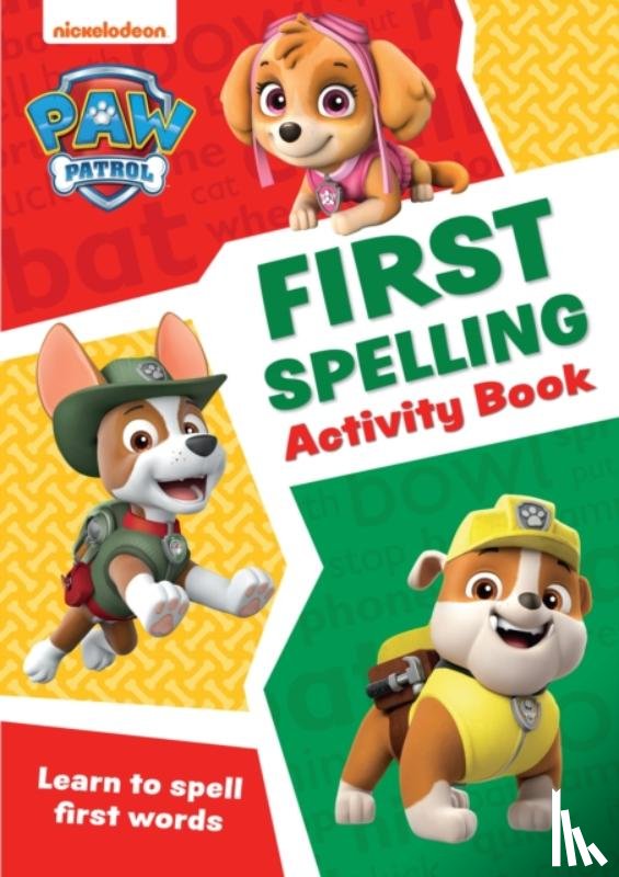 Collins Preschool - PAW Patrol First Spelling Activity Book
