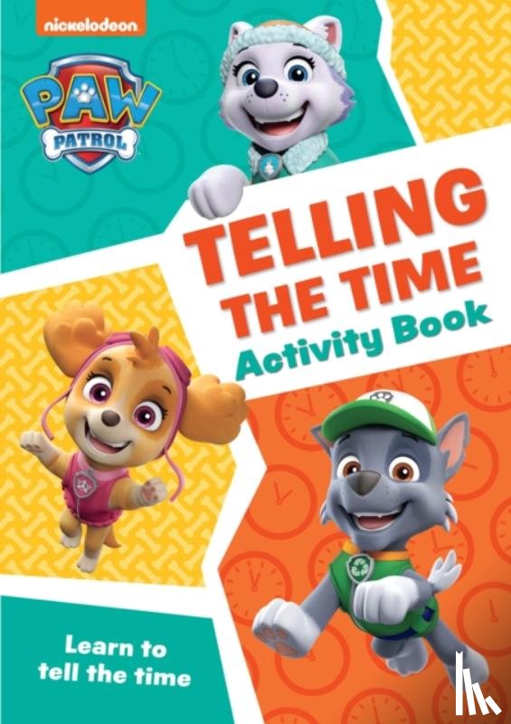 Collins Preschool - PAW Patrol Telling The Time Activity Book