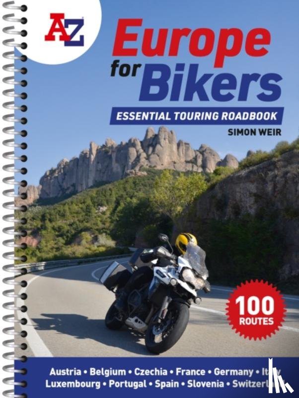 Weir, Simon, A-Z Maps - A -Z Europe for Bikers