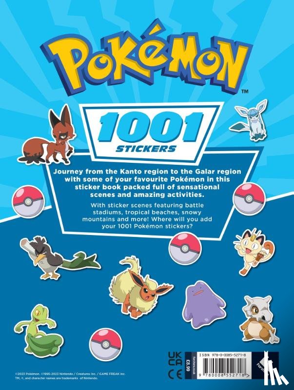 Pokemon - Pokemon: 1001 Stickers