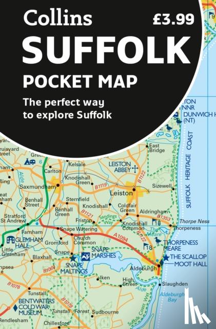Collins Maps - Suffolk Pocket Map