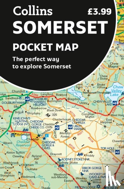 Collins Maps - Somerset Pocket Map
