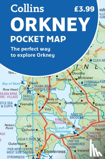 Collins Maps - Orkney Pocket Map