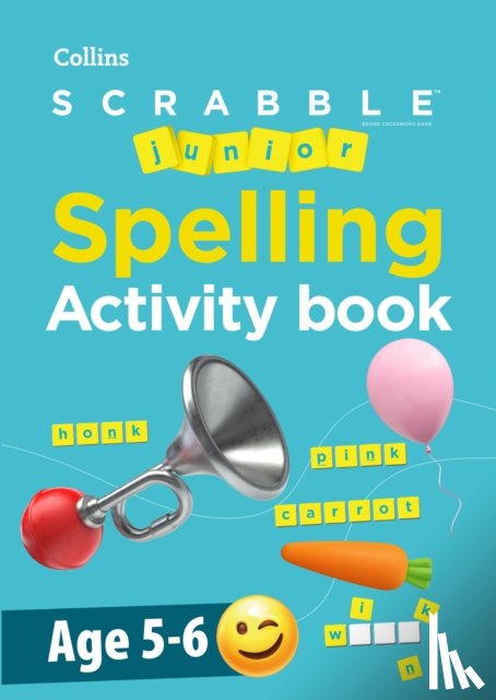 Collins Scrabble - SCRABBLE™ Junior Spelling Activity book Age 5-6