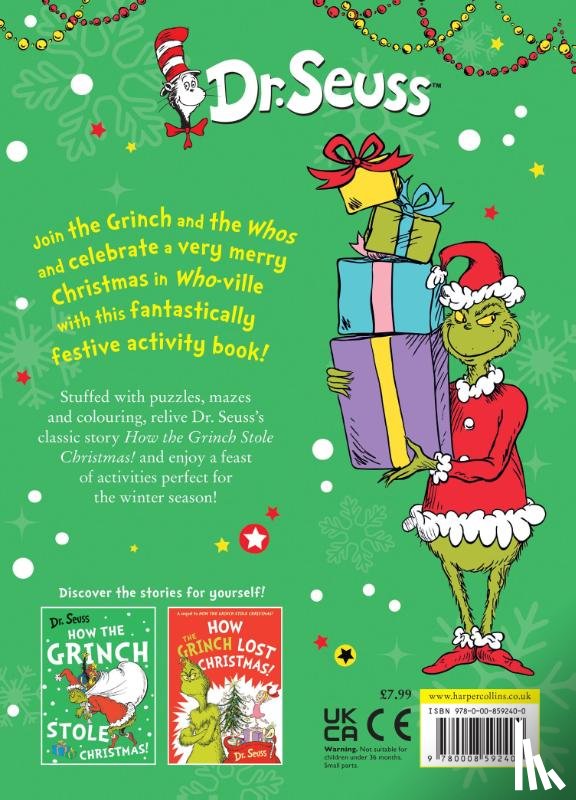 Seuss, Dr. - The Grinch Christmas Activity Book