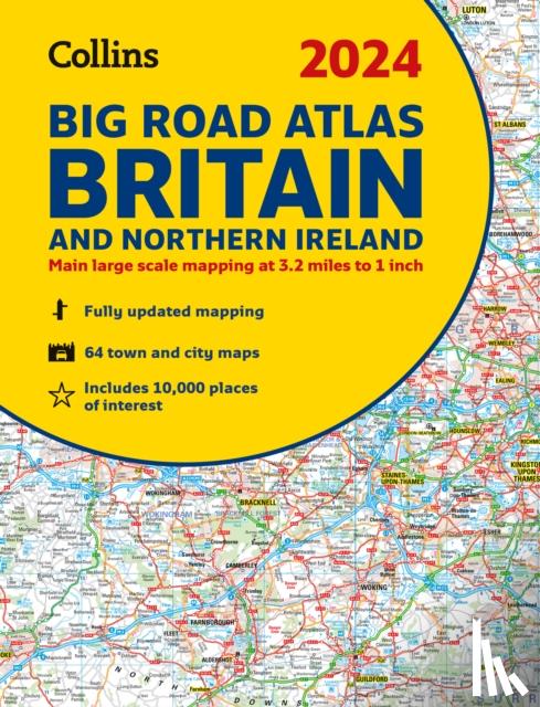 Collins Maps - 2024 Collins Big Road Atlas Britain and Northern Ireland