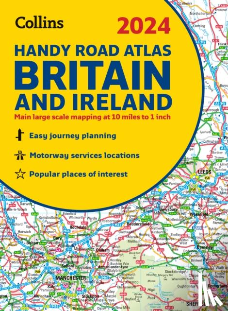 Collins Maps - 2024 Collins Handy Road Atlas Britain and Ireland