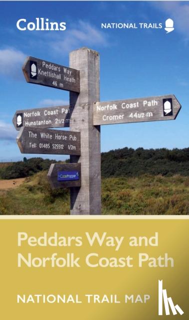 Collins Maps - Peddars Way and Norfolk Coast Path National Trail Map