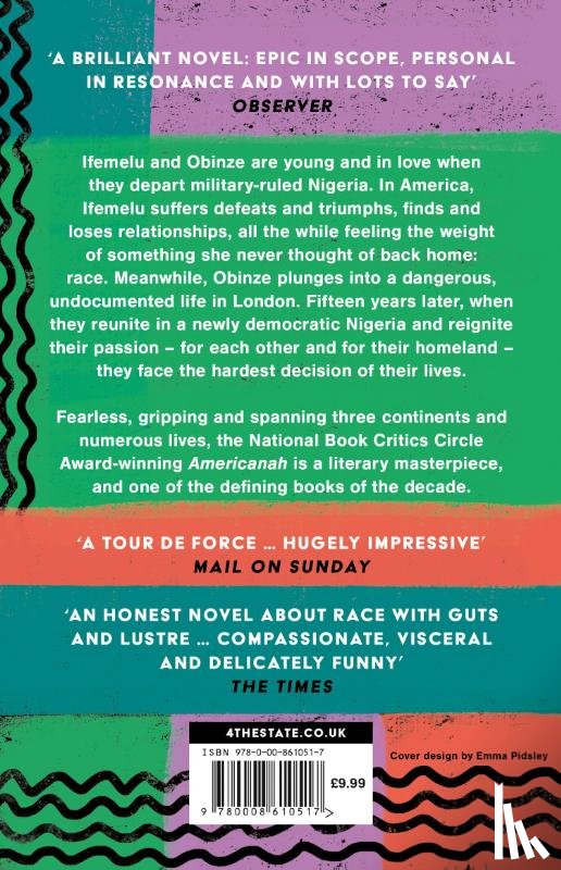 Ngozi Adichie, Chimamanda - Americanah