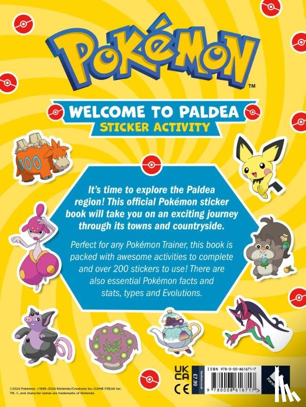 Pokemon - Pokemon Welcome to Paldea Epic Sticker