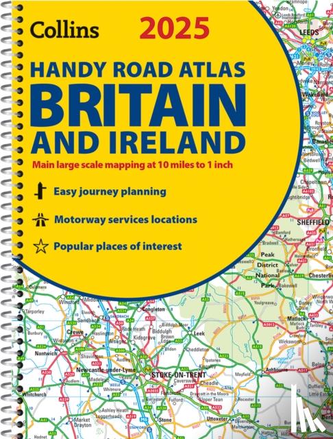 Collins Maps - 2025 Collins Handy Road Atlas Britain and Ireland