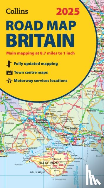 Collins Maps - 2025 Collins Road Map of Britain