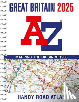 A-Z Maps - Great Britain A-Z Handy Road Atlas 2025 (A5 Spiral)