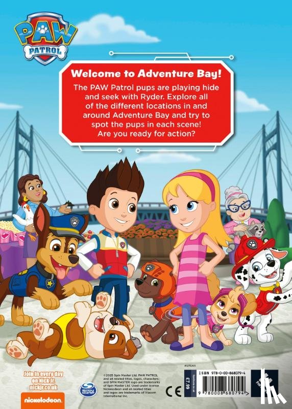 Paw Patrol - PAW Patrol Hide and Seek: A Search and Find Book