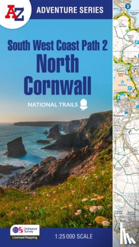 A-Z Maps - South West Coast Path 2 – North Cornwall