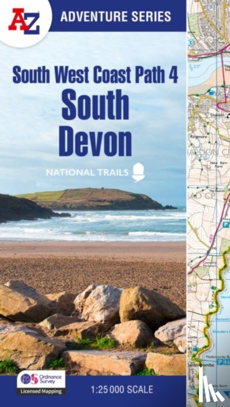 A-Z Maps - South West Coast Path 4 – South Devon