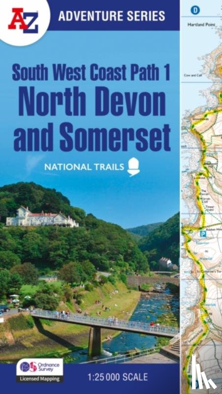 A–Z maps - South West Coast Path 1 – North Devon & Somerset