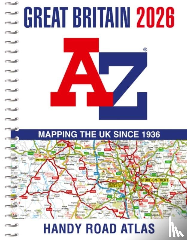 A-Z Maps - Great Britain A-Z Handy Road Atlas 2026 (A5 Spiral)
