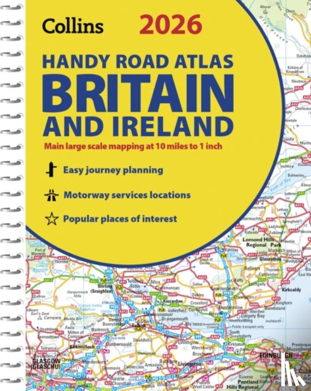 Collins Maps - 2026 Collins Handy Road Atlas Britain and Ireland
