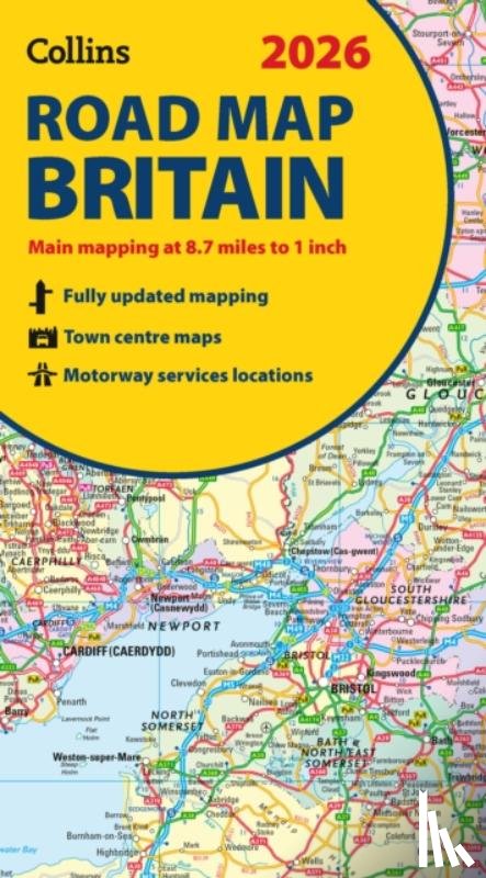 Collins Maps - 2026 Collins Road Map of Britain